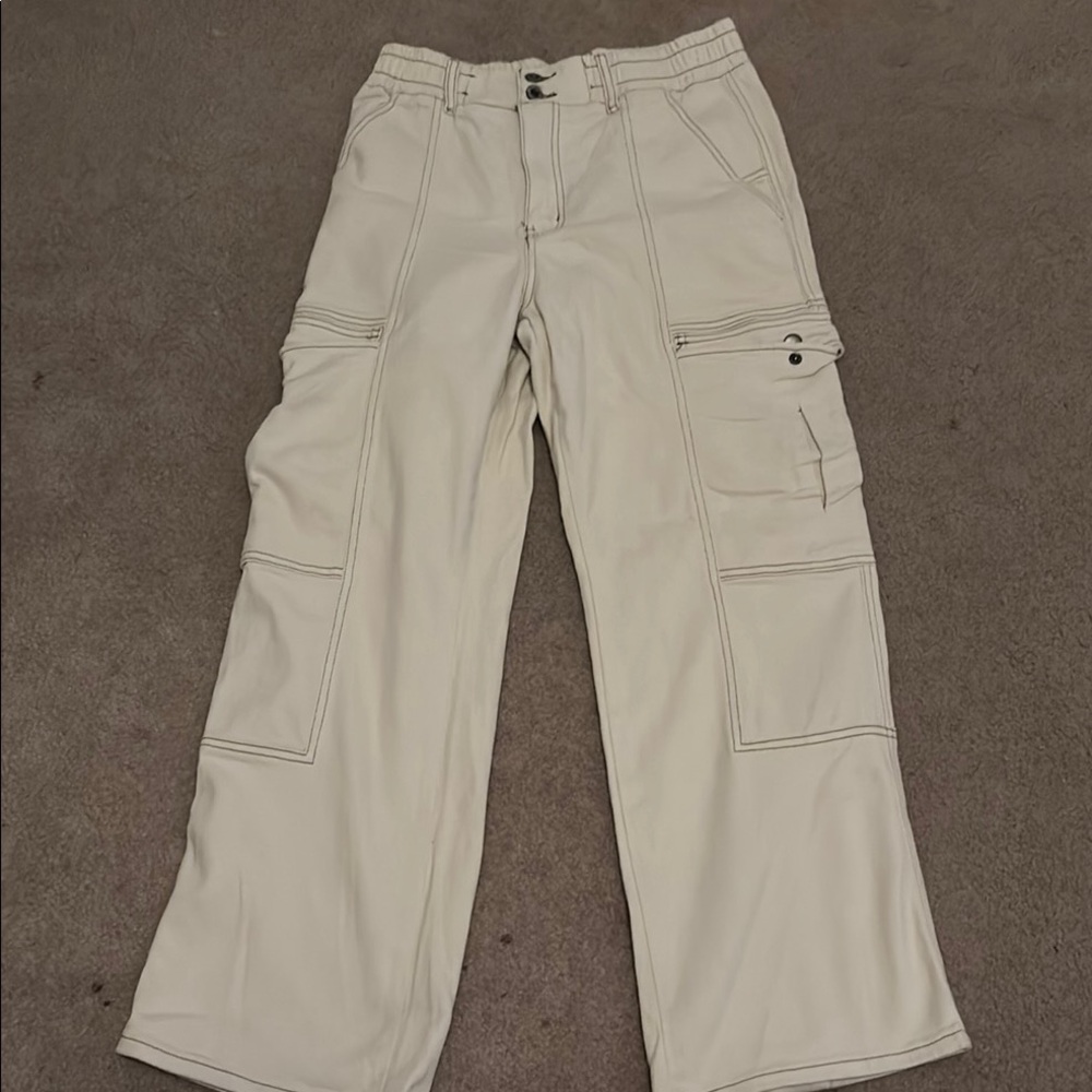 Men's Beige Cargo Pants